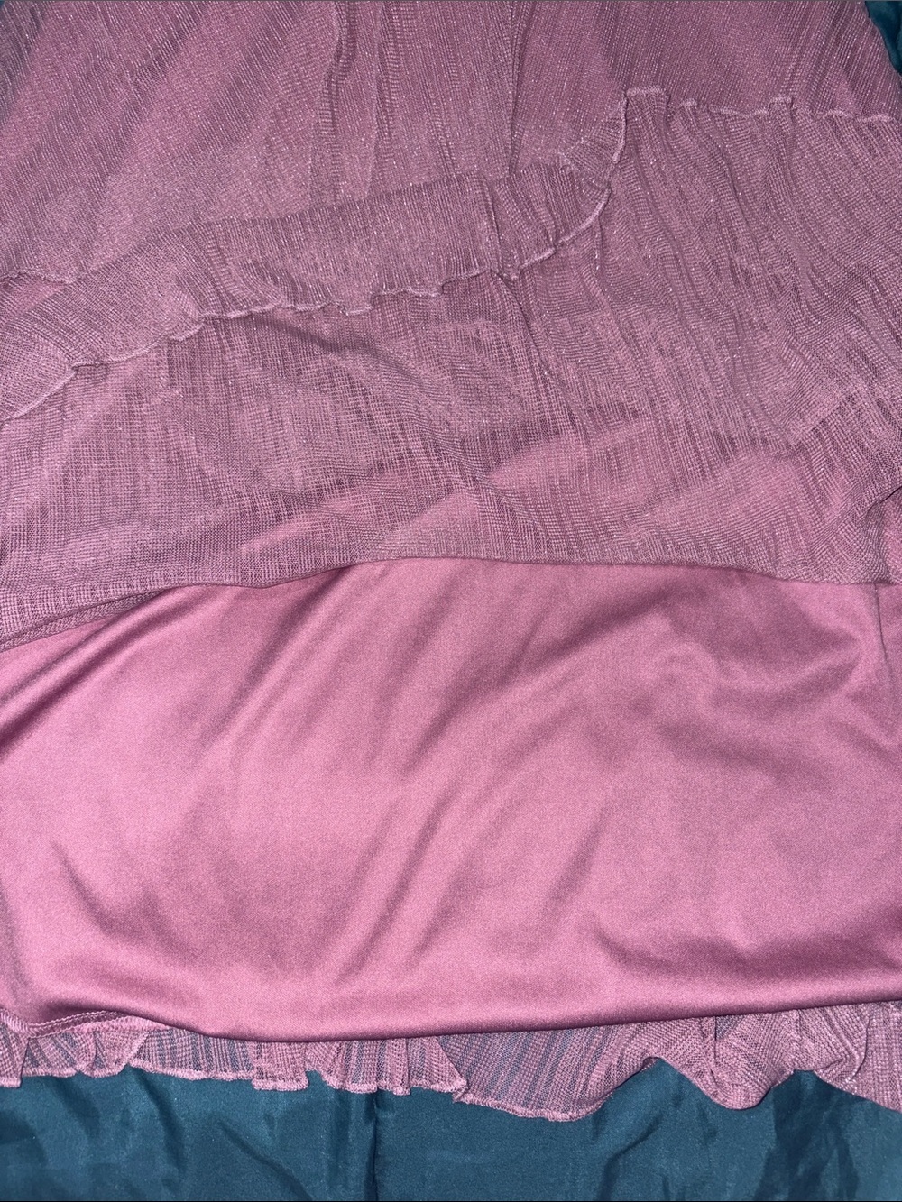 Ember - Tiered Lavender Maxi layered - Dress with Subtle Shimmer Worn Once - L - Picture 5 of 13